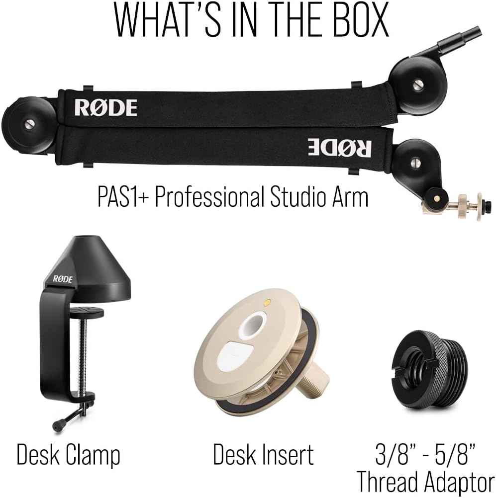 RÃDE PSA1+ Professional Studio Boom Arm with Spring Damping, Black