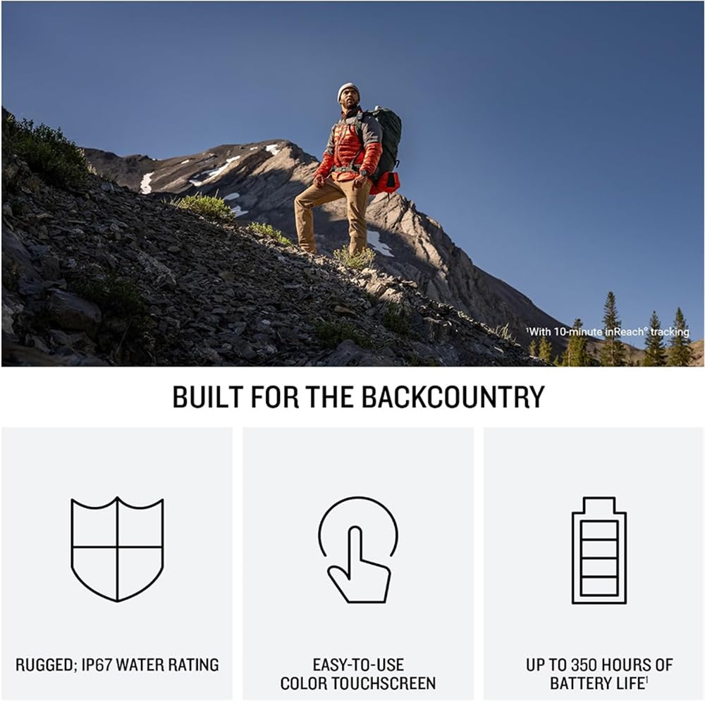 Garmin inReach Mini 3 Plus, Rugged Global Satellite Communicator with Touchscreen Texting, Photo & Voice Messaging, Emergency SOS Messages - Bundle w/Deco Essentials 26-Month CPS Plan