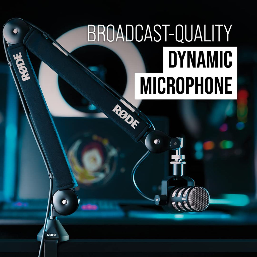 RÃDE PodMic USB Dynamic Broadcast Microphone, XLR + USB-C