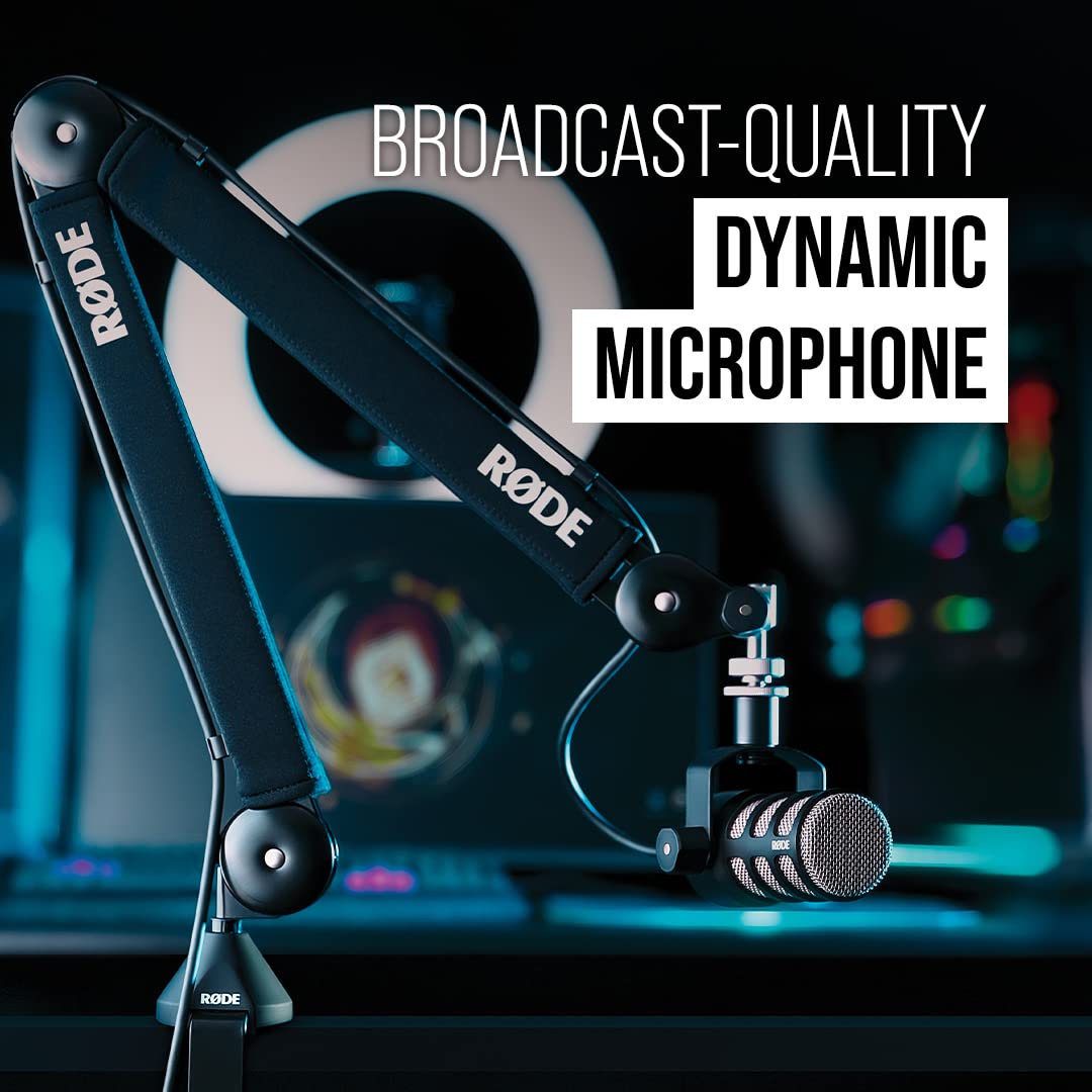 RÃDE PodMic USB Dynamic Broadcast Microphone, XLR + USB-C
