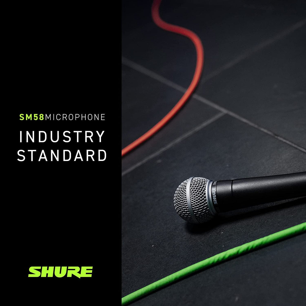 Shure SM58 Pro Dynamic Vocal Microphone with 25-ft XLR Cable