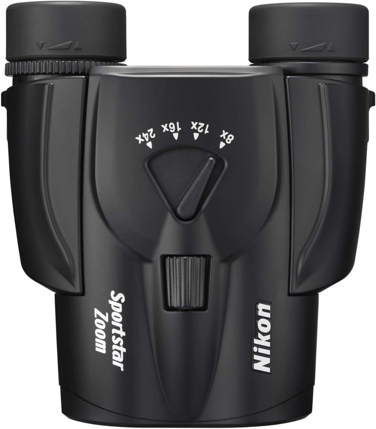 Nikon Sportstar Zoom 8-24x25 (16736) Small Black Variable Zoom Binoculars with Nikon Lens Pen and Cleaning Cloth - Compact Binoculars for Adults, for Sports Watching, Wildlife, and Hiking