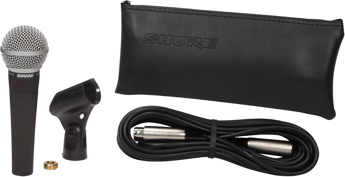 Shure SM58 Pro Dynamic Vocal Microphone with 25-ft XLR Cable