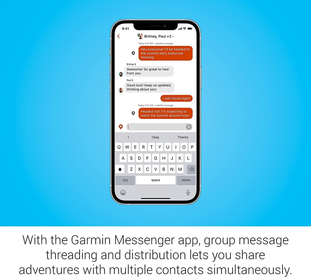 Garmin inReachÂ® Messenger Satellite Communicator, Global Two-Way Messaging