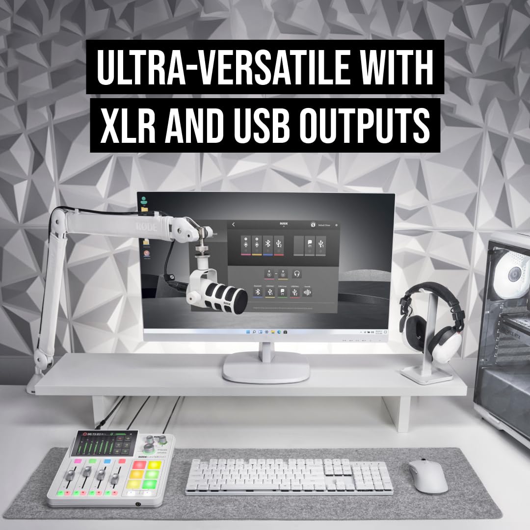 RÃDE PodMic USB Dynamic Broadcast Microphone, XLR + USB-C