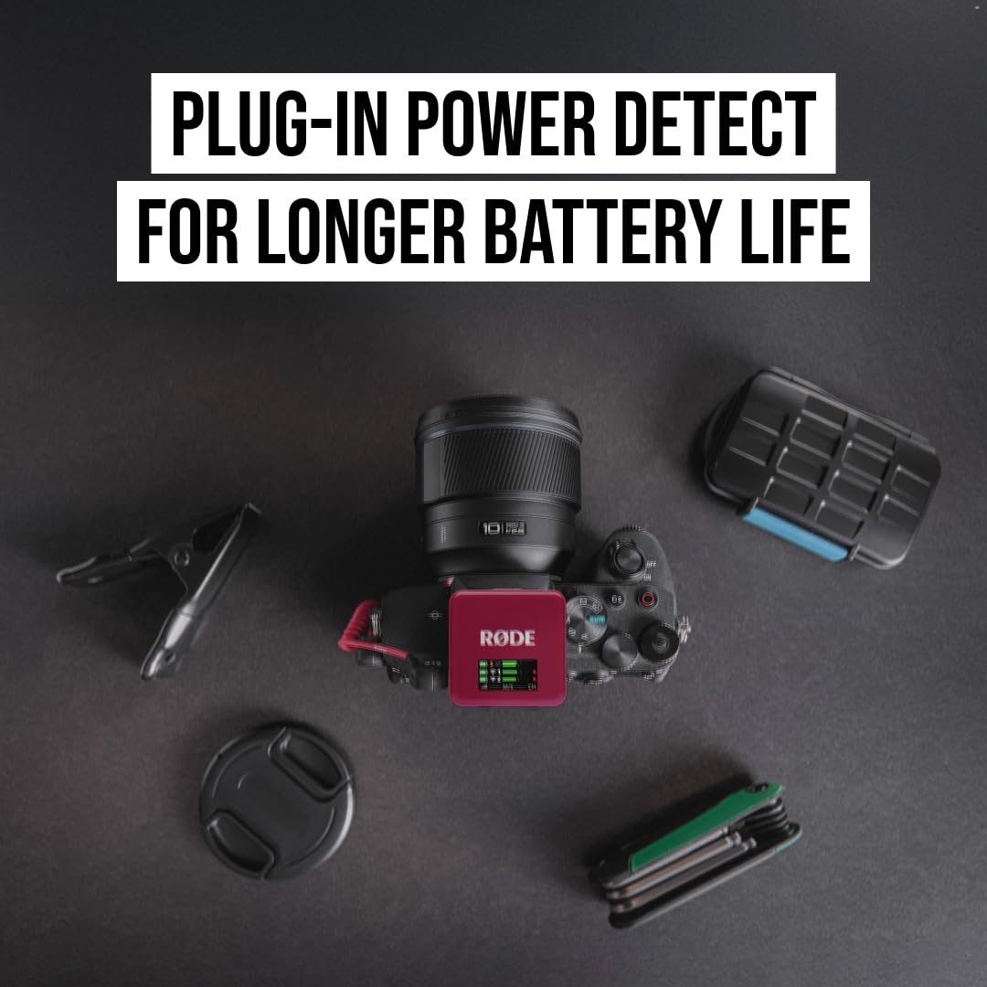 RÃDE Wireless GO (Gen 3) (2 TX + 1 RX + Charging Case), 32-Bit Float