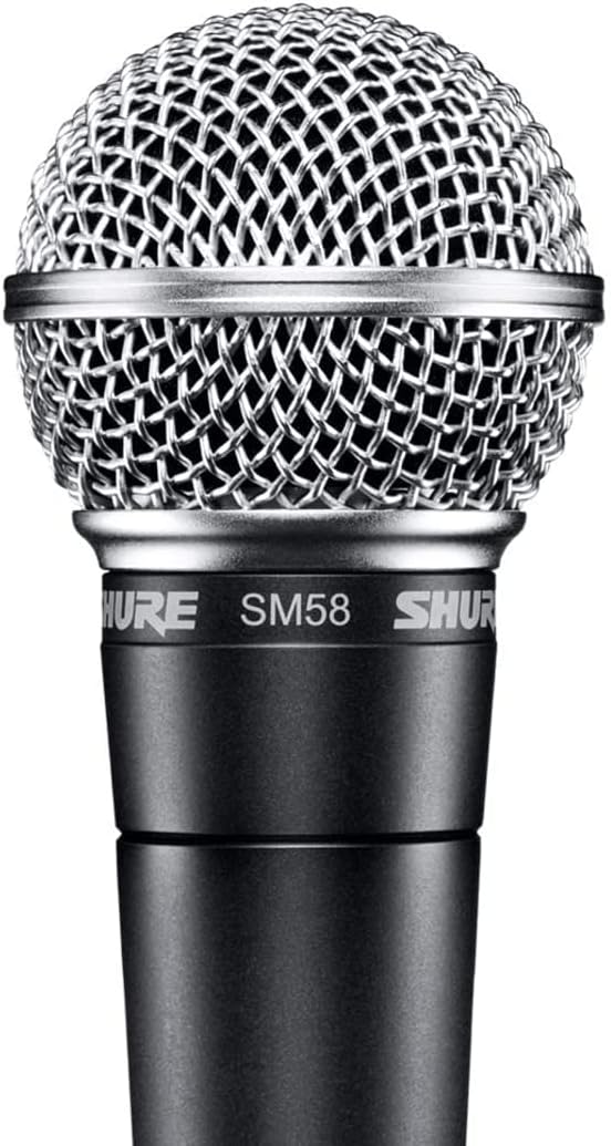 Shure SM58 Pro Dynamic Vocal Microphone with 25-ft XLR Cable