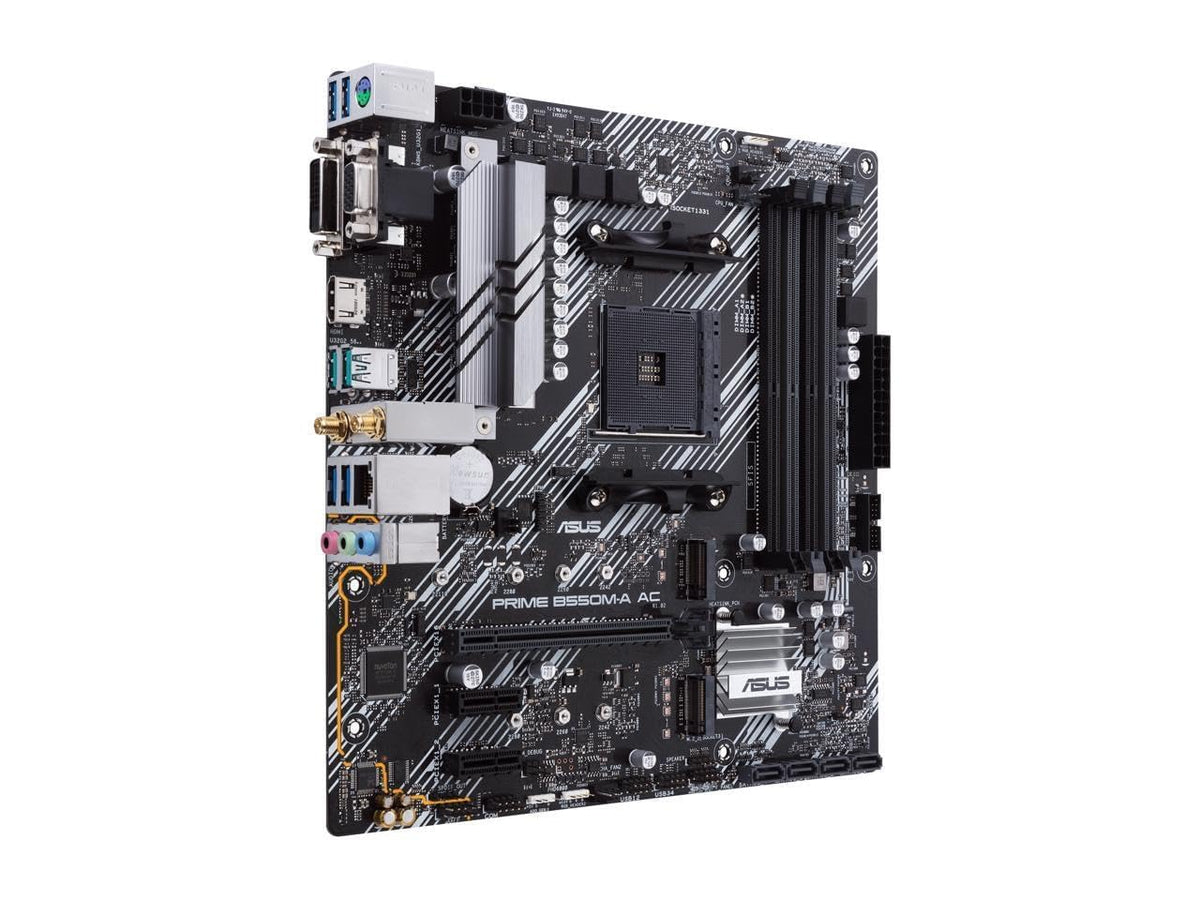NEWEGG Motherboard CPU Memory Combo -B550M-A Motherboard Bundle with Ryzen 5 5500 6-Core 3.6GHz CPU and 16GB (2 x 8GB) 288-Pin PC RAM DDR4 3200 Desktop Memory