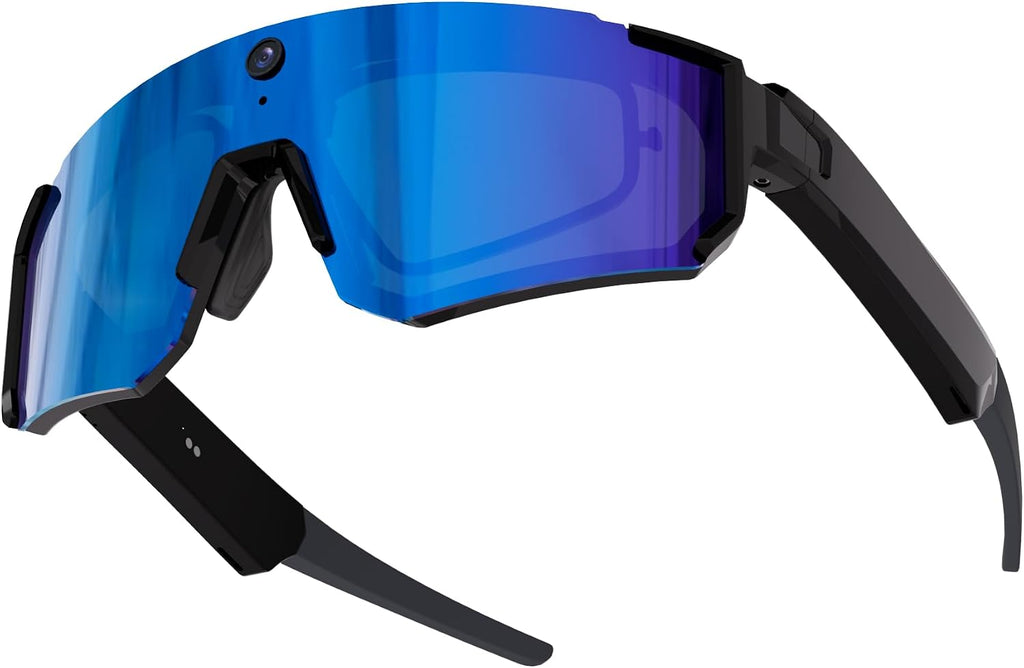 Pro AI Smart Glasses with 32MP Camera for Cycling & Hiking