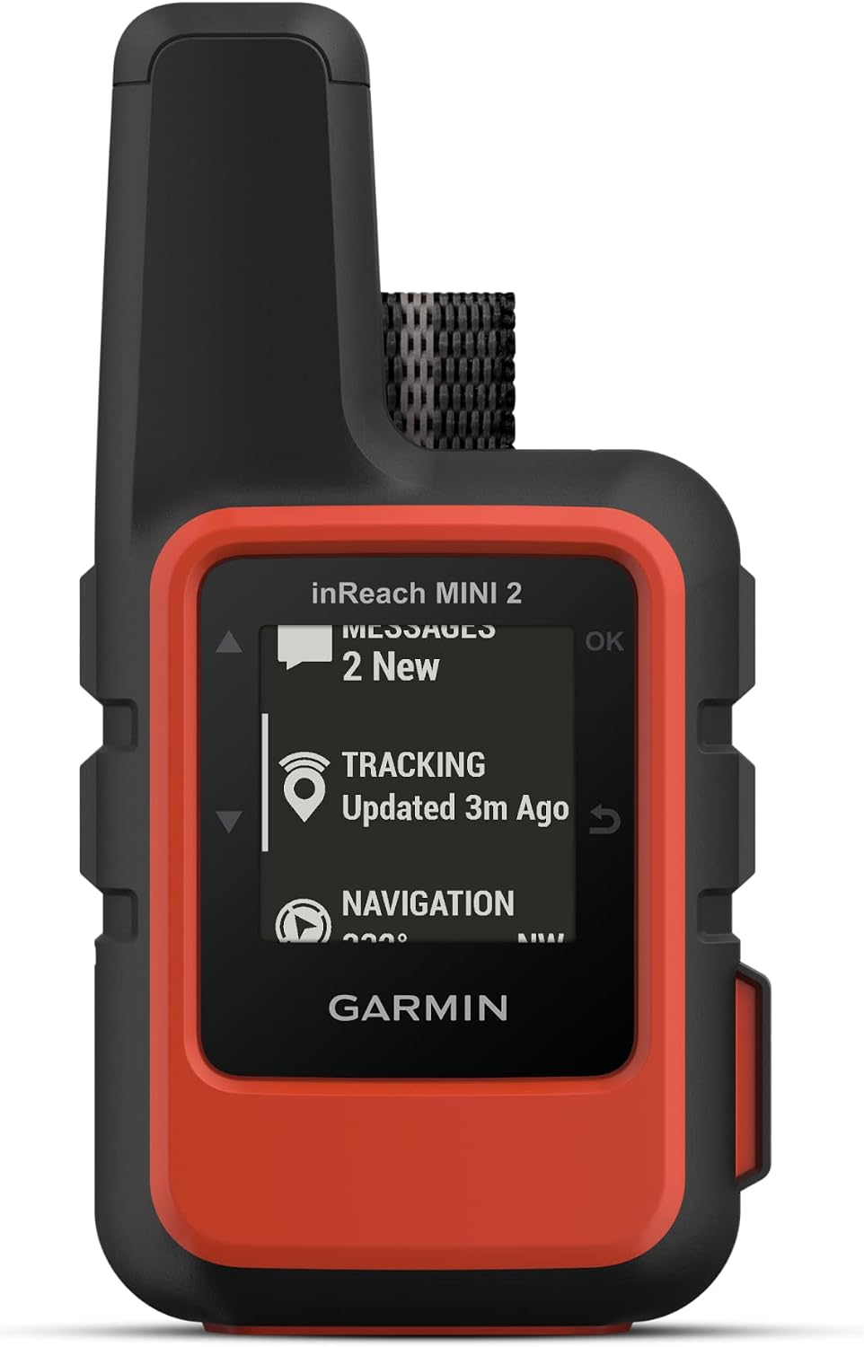 Garmin inReach Mini 2 SOS Satellite Communicator,Flame Red