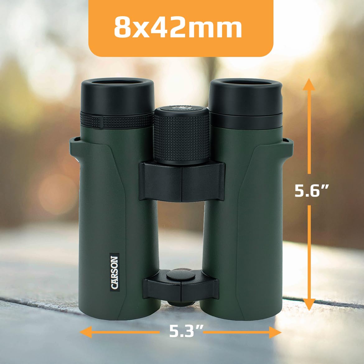 RD Series 8x26mm, Open Bridge Compact Binoculars