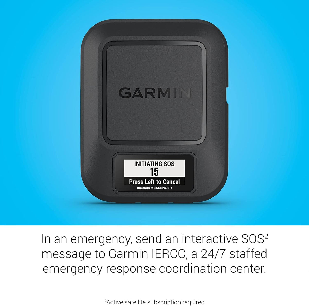 Garmin inReachÂ® Messenger Satellite Communicator, Global Two-Way Messaging