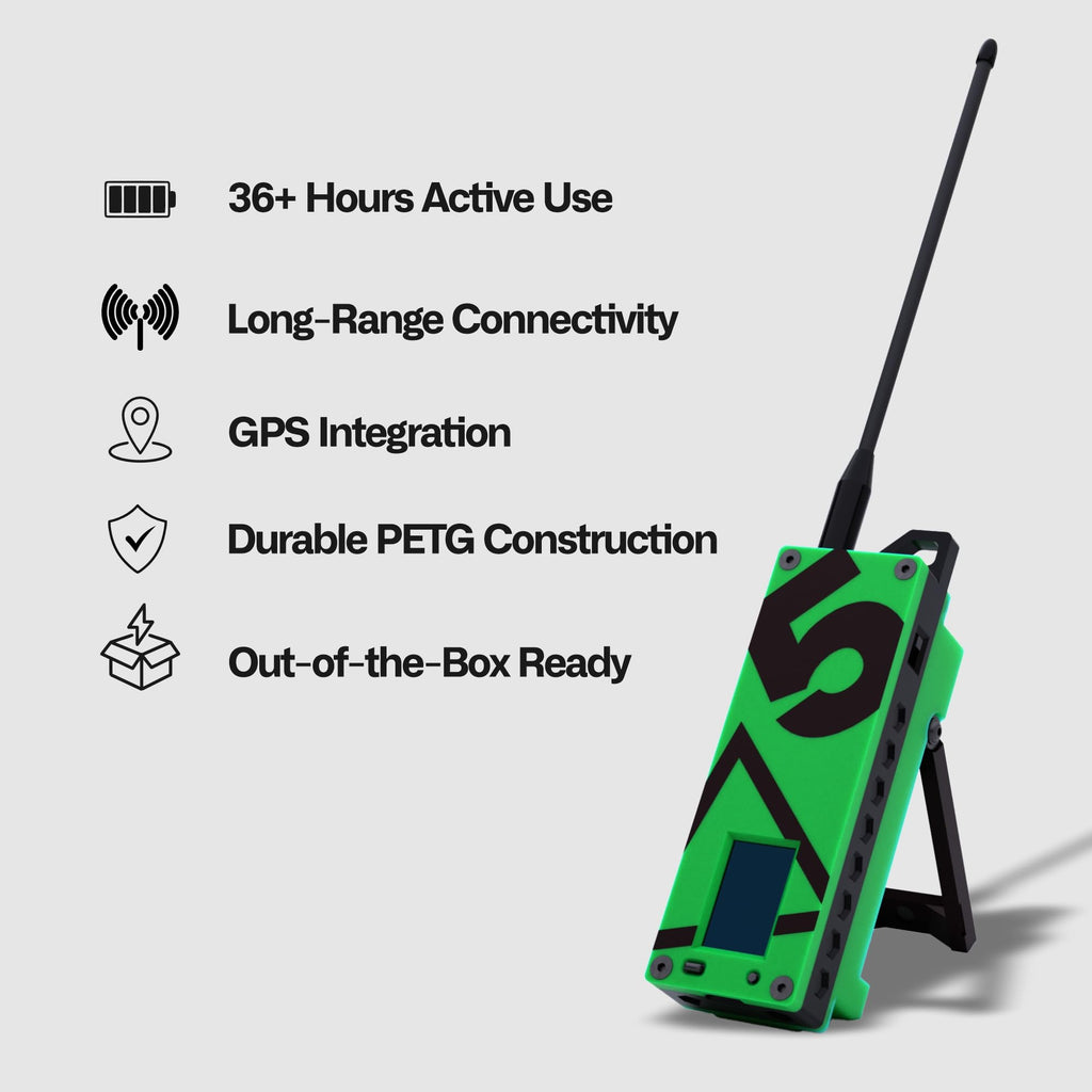 Trekker Delta Off-Grid LoRa GPS Radio, ATAK Meshtastic Communicator