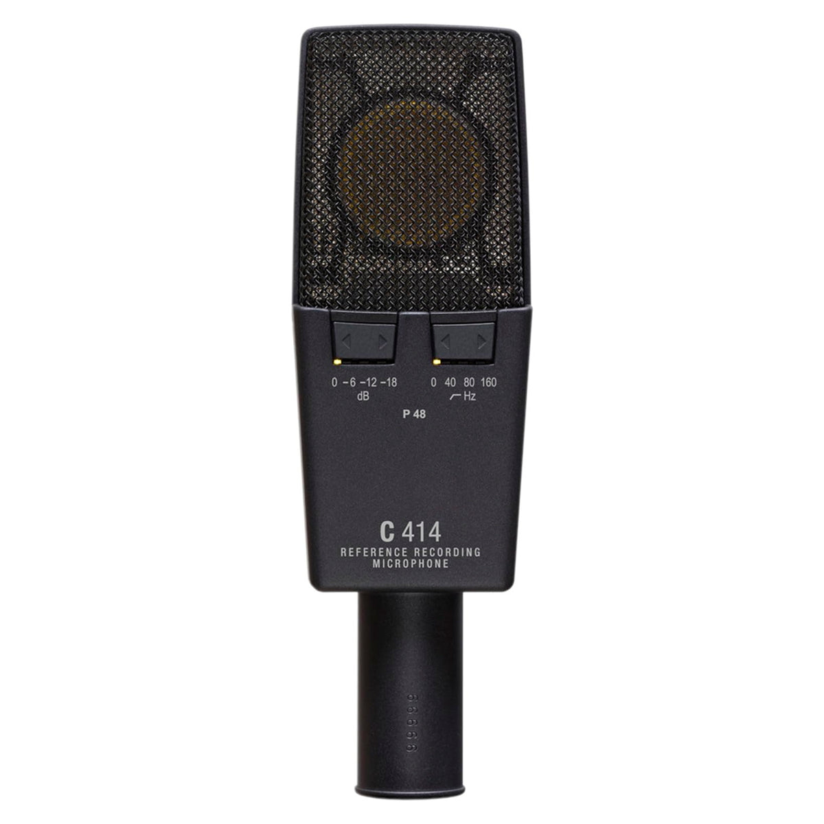 AKG Pro Audio C414XLS Pair Studio Grade Professional Large Diaphragm, Dual Capsule, Multi-Pattern, Vocal & Instrument Condenser Microphone with Aluminum Carrying Case. XLR Connector. Gray with Gold.