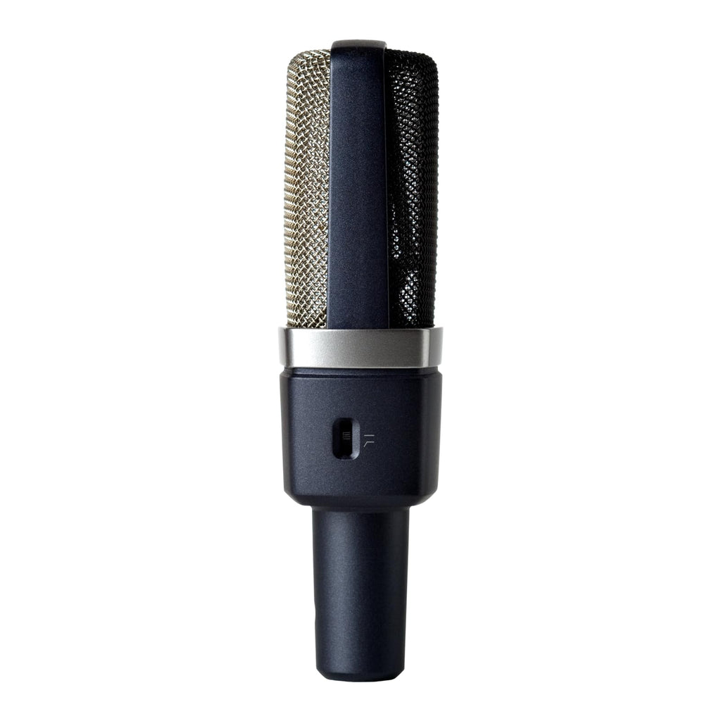 AKG Pro Audio C414XLS Pair Studio Grade Professional Large Diaphragm, Dual Capsule, Multi-Pattern, Vocal & Instrument Condenser Microphone with Aluminum Carrying Case. XLR Connector. Gray with Gold.