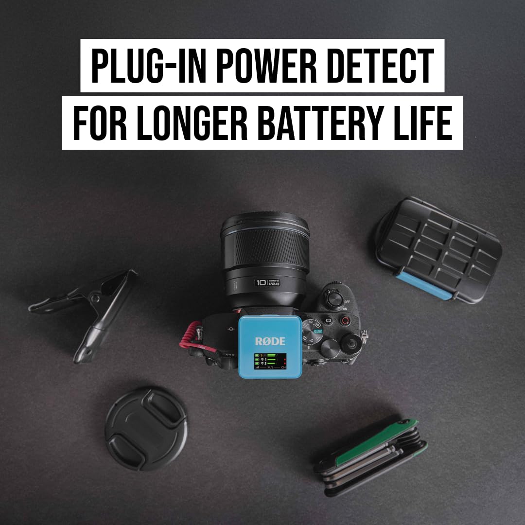 RÃDE Wireless GO (Gen 3) (2 TX + 1 RX + Charging Case), 32-Bit Float