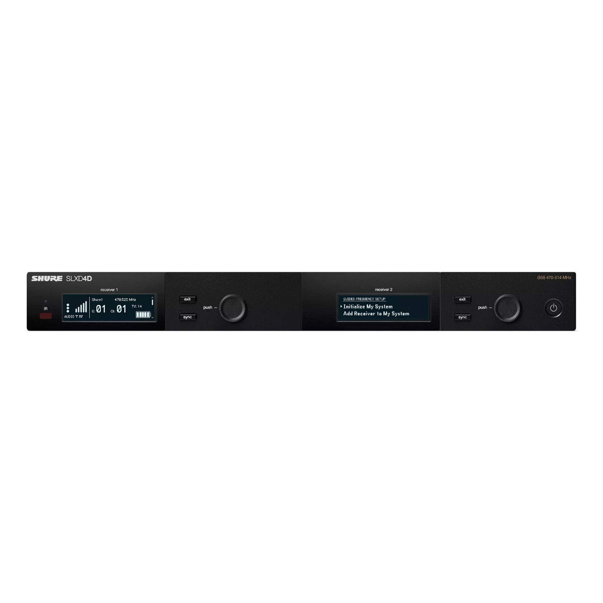 Shure SLXD24D/SM58 Dual Wireless Vocal System - H55 Band