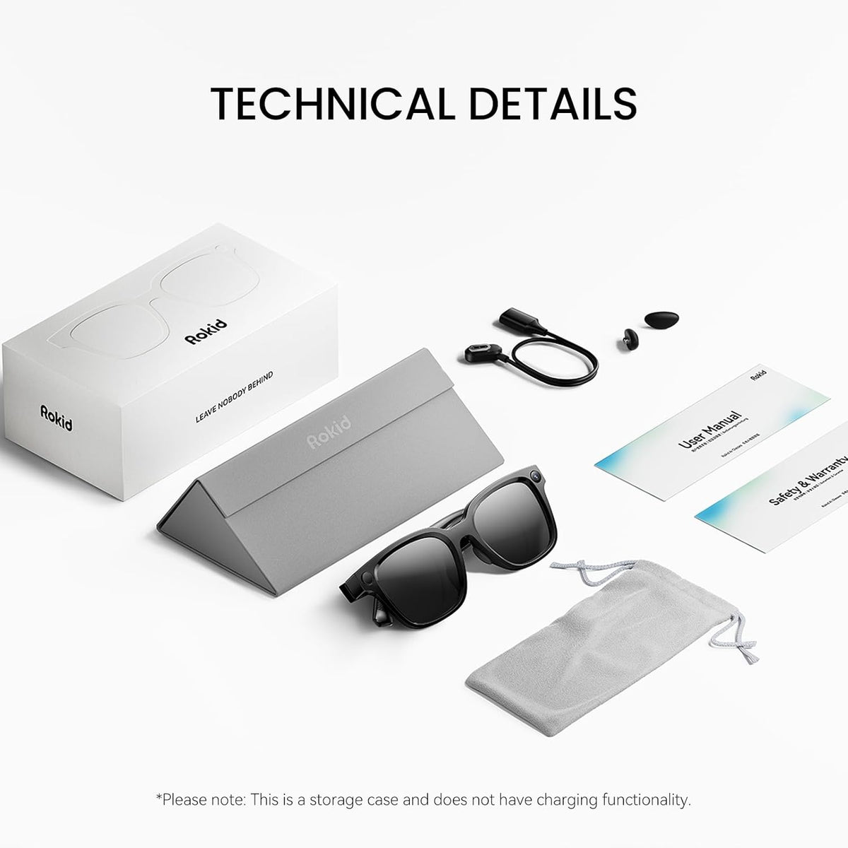 Rokid Ai Glasses Style (Non-Display), 2026 Smart Audio Sun Glasses