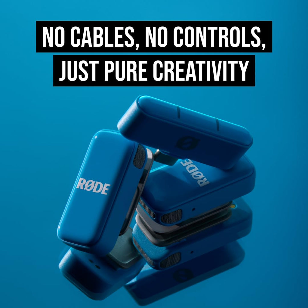 RÃDE Wireless Micro (2 Mics + Charging Case), USB-C for iPhone & Android