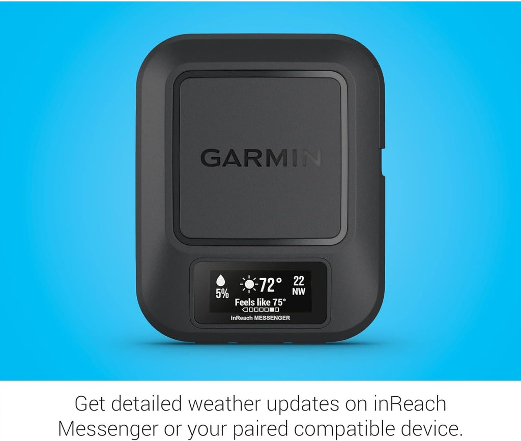 Garmin inReach Messenger Handheld Satellite Communicator, Global Two-Way Messaging with LED Brite-Nite Dome Lantern Flashlight Bundle