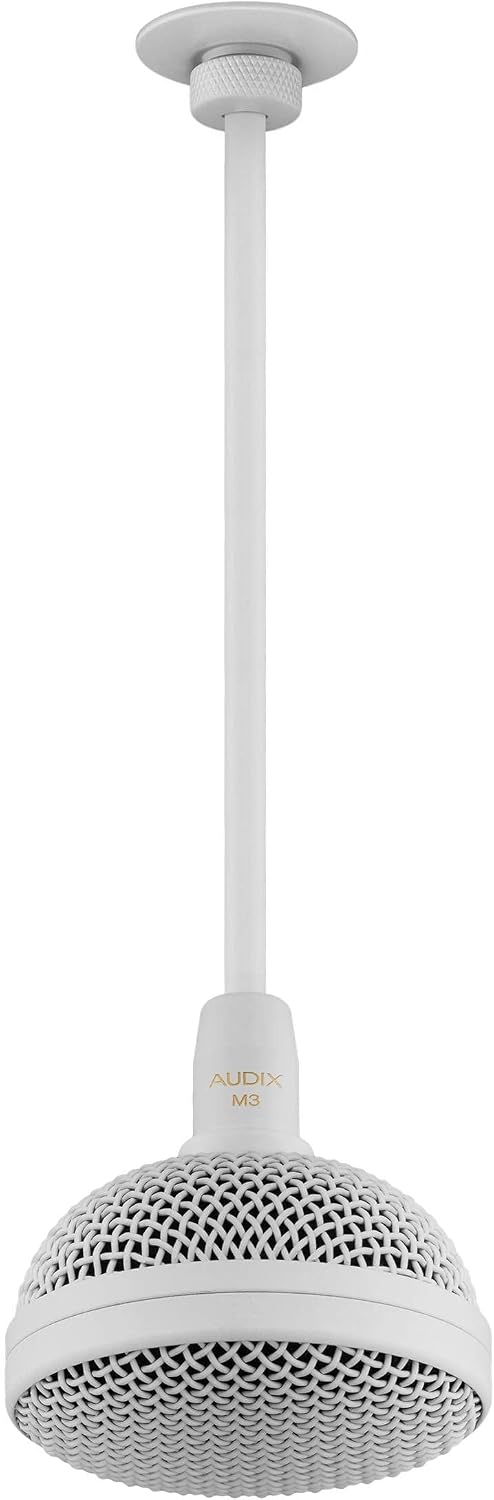 Audix M3W Tri-Element Hanging Ceiling Microphone (White)