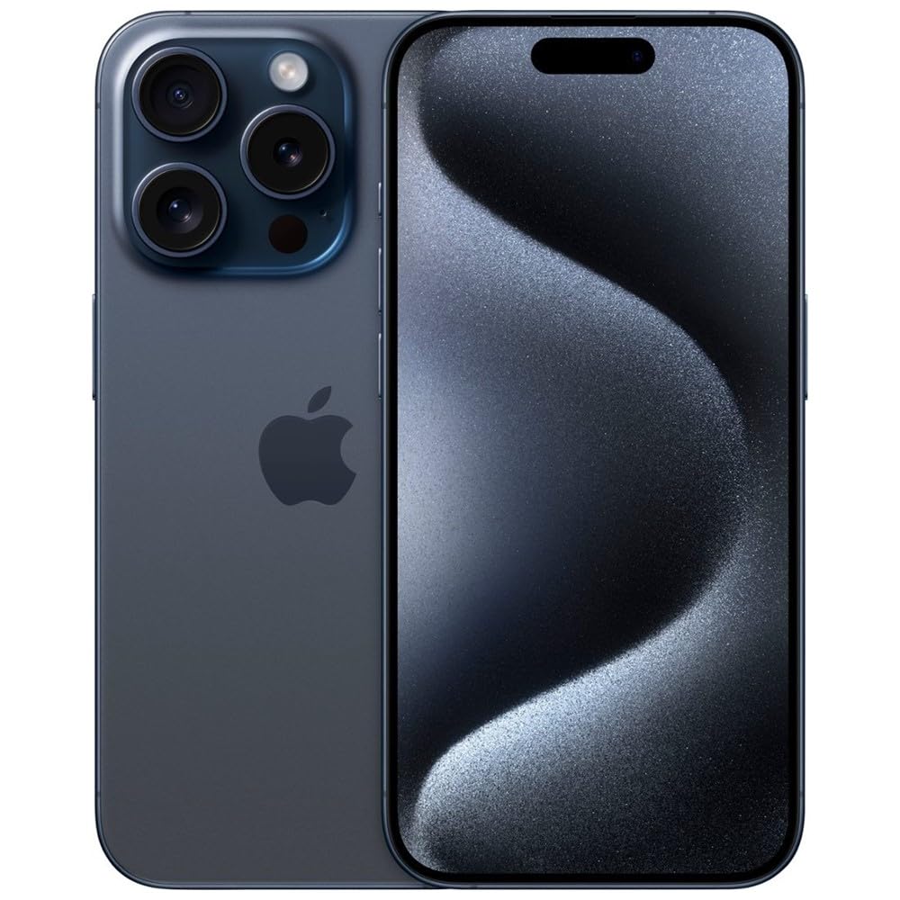 Apple iPhone 15 Pro, 256GB, Natural Titanium - Unlocked (Renewed)