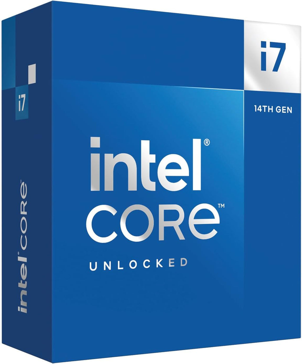 IntelÂ® Coreâ¢ i7-14700K New Gaming Desktop Processor 20 cores (8 P-cores + 12 E-cores) with Integrated Graphics - Unlocked