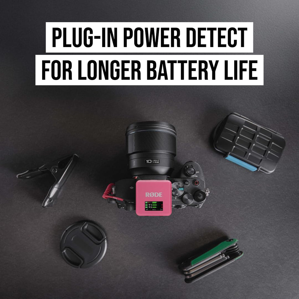 RÃDE Wireless GO (Gen 3) (2 TX + 1 RX + Charging Case), 32-Bit Float