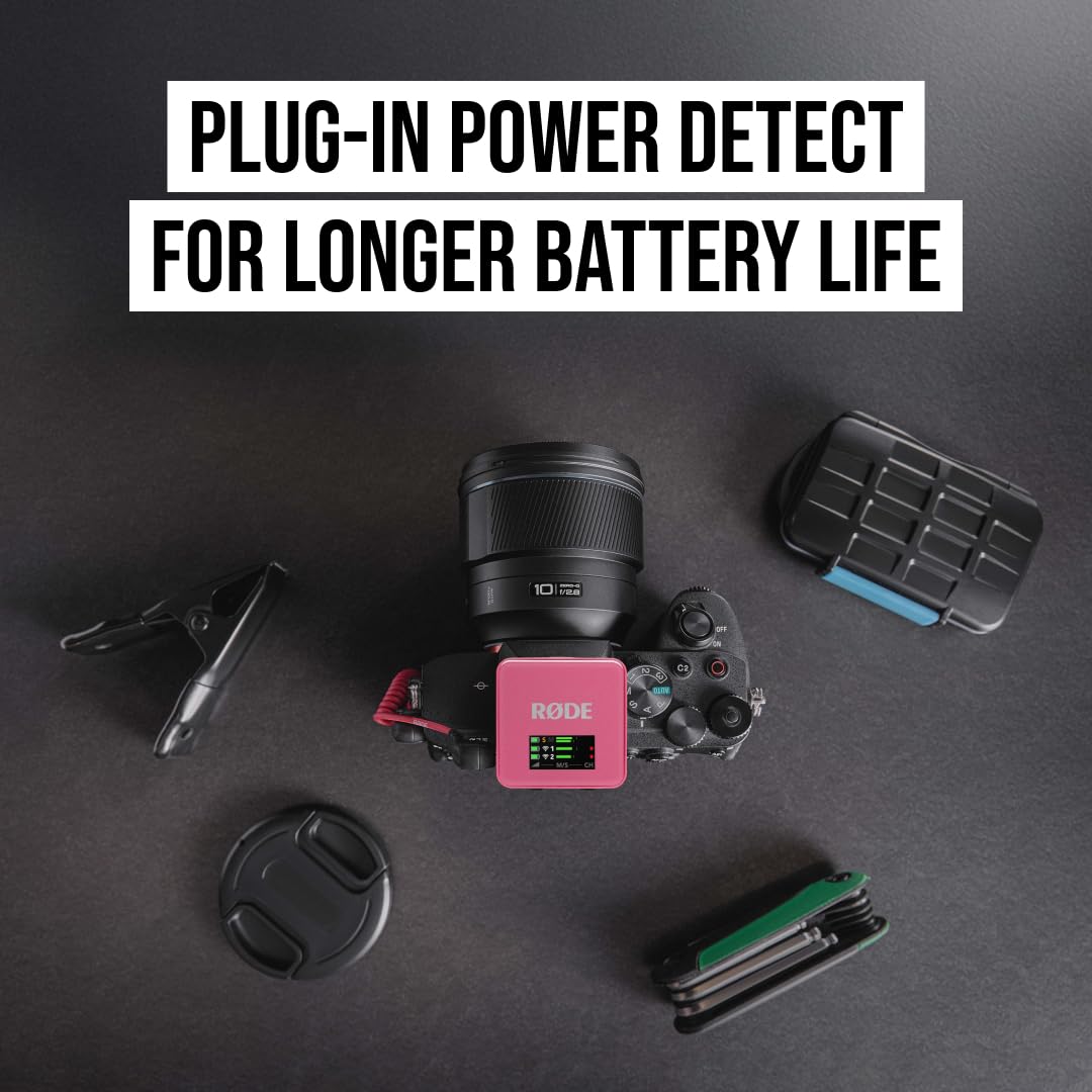 RÃDE Wireless GO (Gen 3) (2 TX + 1 RX + Charging Case), 32-Bit Float