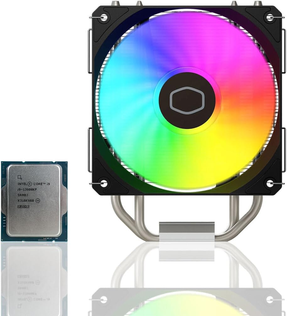 Intel i9-13900KF Processor: 24-Core, 32-Thread CPU (4.3-5.4 GHz, 125W TDP) with 200W TDP CPU Cooler. 8 P-cores + 16 E-cores, PCIe 4.0. Supports DDR5-5600 RAM, 36MB Cache. OEM Tray (Bulk Packaging)