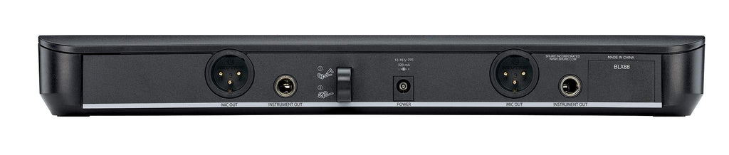 Shure BLX288/PG58 Dual Wireless Vocal System - H10 Band