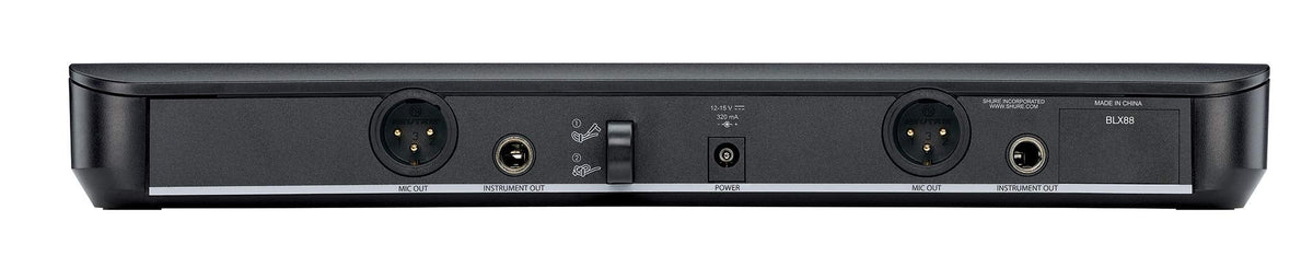 Shure BLX288/PG58 Dual Wireless Vocal System - H10 Band