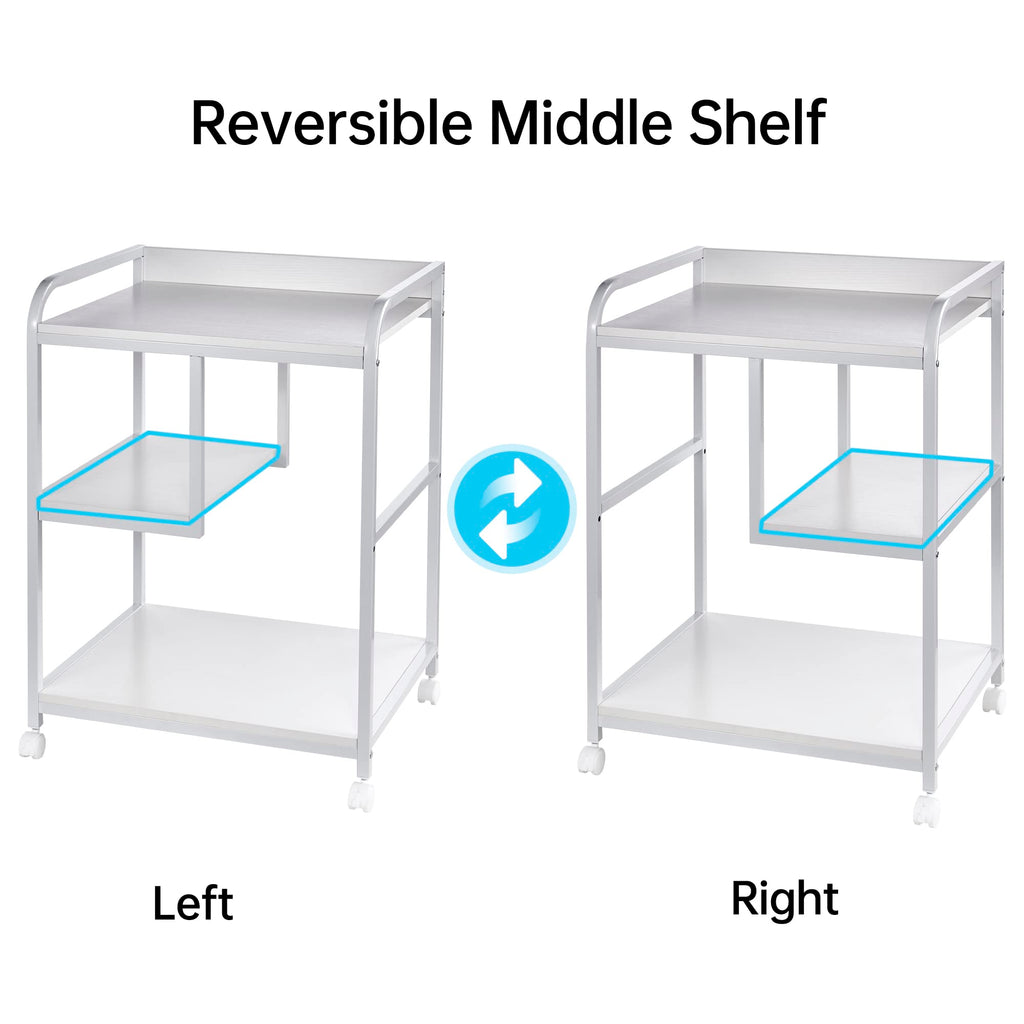 Fannova Large Printer Stand with PC Tower Shelf for Home Office Storage