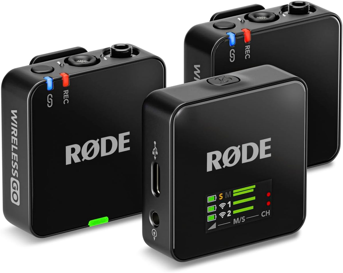 RÃDE Wireless GO (Gen 3) (2 TX + 1 RX + Charging Case), 32-Bit Float