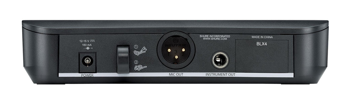 Shure BLX24/PG58 Wireless Vocal Microphone System - H10 Band