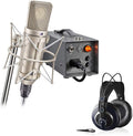 Neumann U 67 Set Large-Diaphragm Tube Condenser Microphone with AKG K240 MKII Pro Stereo Headphones Bundle