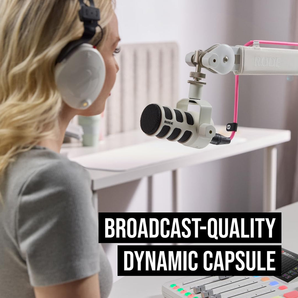 RÃDE PodMic USB Dynamic Broadcast Microphone, XLR + USB-C
