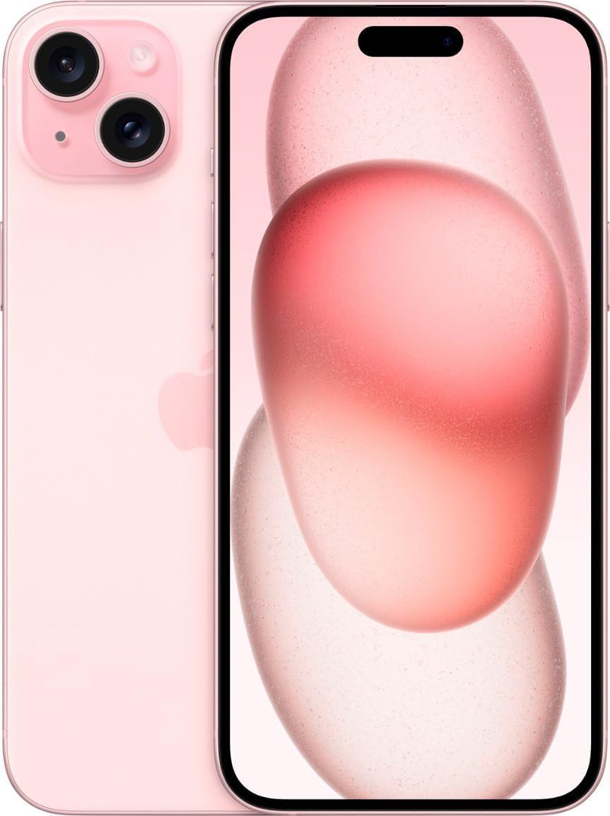 Apple iPhone 15 Plus, 128GB, Black - Locked to Verizon (Renewed)