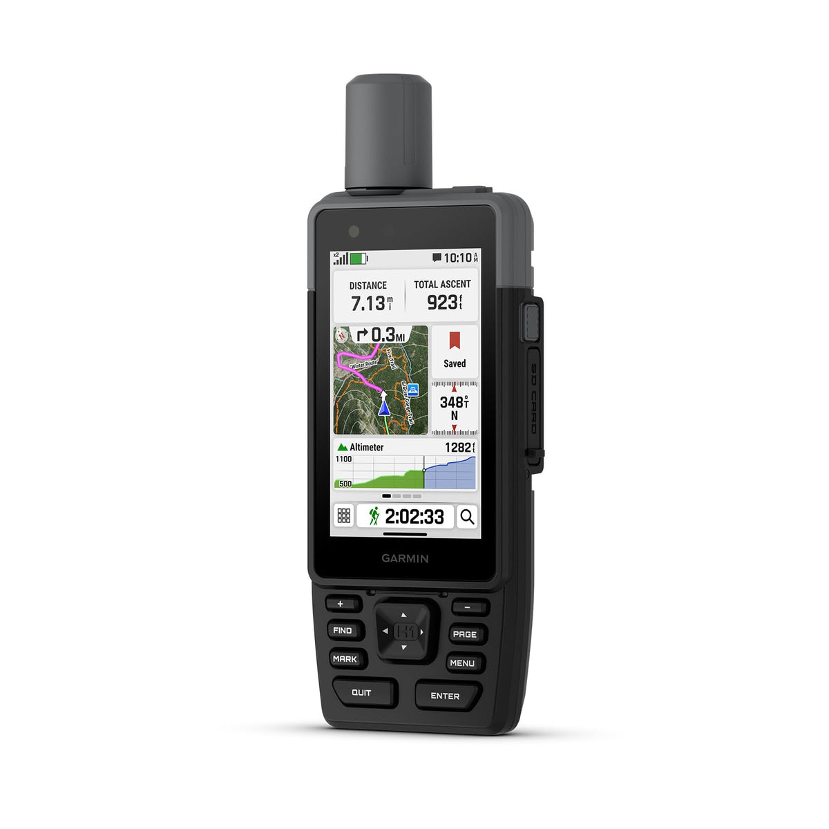 Garmin GPSMAP H1i Plus Rugged Design Premium GPS Handheld Navigator with inReach Plus Satellite Technology to Share Text, Photos, Voice Memos, SOS Off-Grid, Long Battery Life, Preloaded Maps Bundle