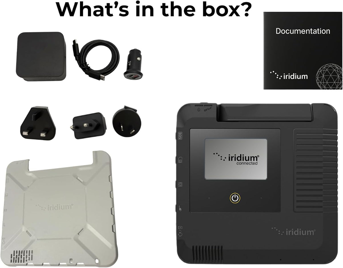 Iridium GO! Exec Satellite WiFi Hotspot - Voice, Messaging, Data | Portable | Secure Global Connectivity | Carry Case Included