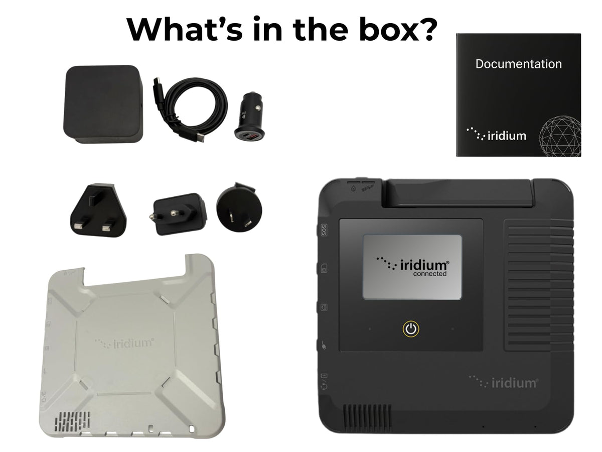 Iridium GO! Exec Satellite WiFi Hotspot - Voice, Messaging, Data | Portable | Secure Global Connectivity | Carry Case Included