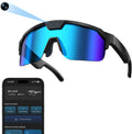 AI Smart Glasses with 35MP Camera,1200P EIS Video Recorder for Cycling