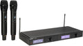 Shure SLXD24D/N8CB Dual Channel Wireless Microphone System - Includes Two SLXD2 Handheld Transmitters with Nexadyne 8/S Vocal Mic Capsules, SLXD4D Rack Mount Receiver | H55 Band (SLXD24D/N8SB-H55)