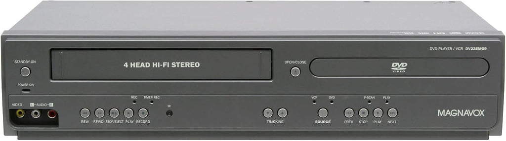 Magnavox DV225MG9 DVD Player and 4 Head Hi-Fi Stereo VCR (Renewed)