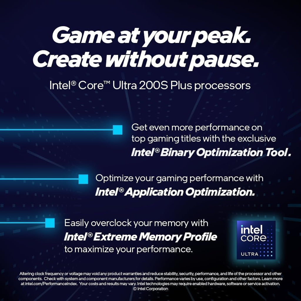 IntelÂ® Coreâ¢ Ultra 5 Processor 250K Plus 18 cores (6 P-cores + 12 E-cores) up to 5.3 GHz