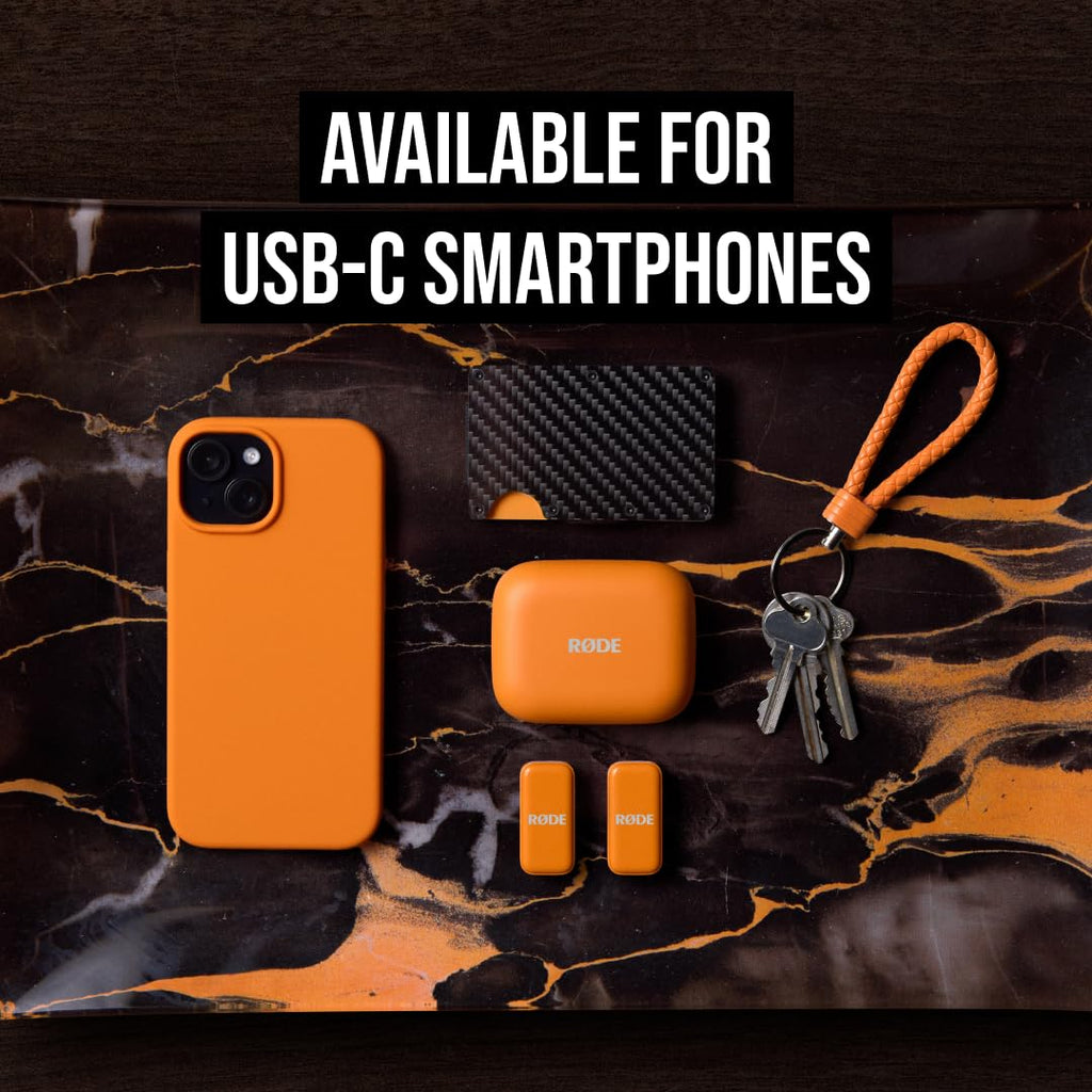 RÃDE Wireless Micro (2 Mics + Charging Case), USB-C for iPhone & Android