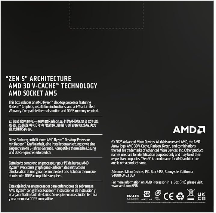 AMD Ryzenâ¢ 9 9950X3D2 Dual Edition