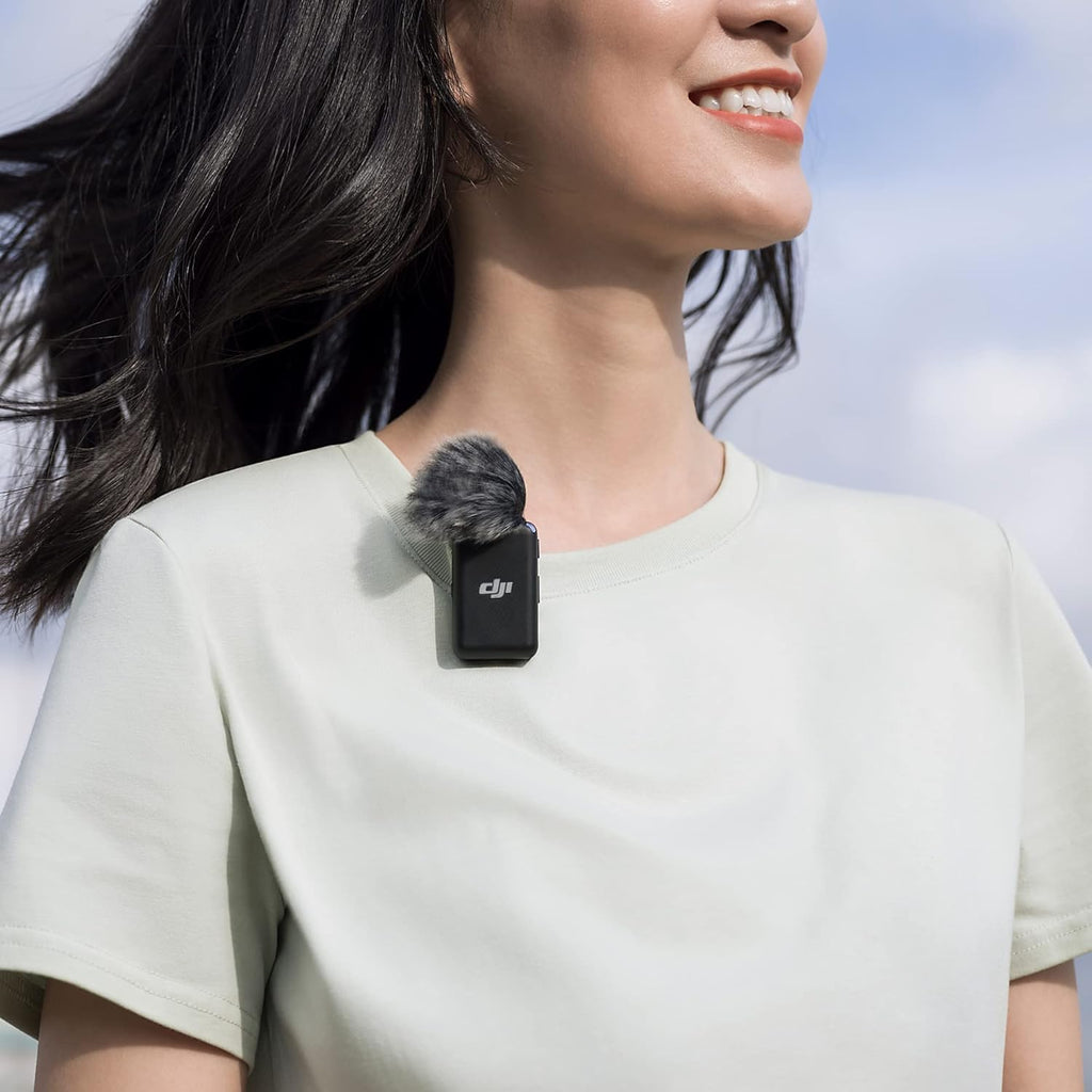 DJI Mic Mini Combo + Silicone Case + Colorful Wind Muff + Selfie Light
