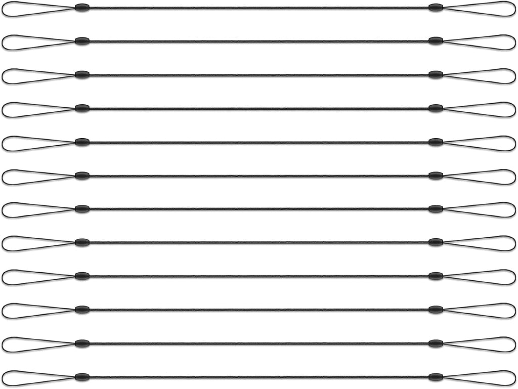 Touch Screen Tablet Stylus Lanyards Tethers 15-30" Long Pen Tether for LCD Writing Tablet Pen Cord for Graphic Tablet Styluses Holding String Drawing Tablet Pen Holder Strap for Office School 12 PCS
