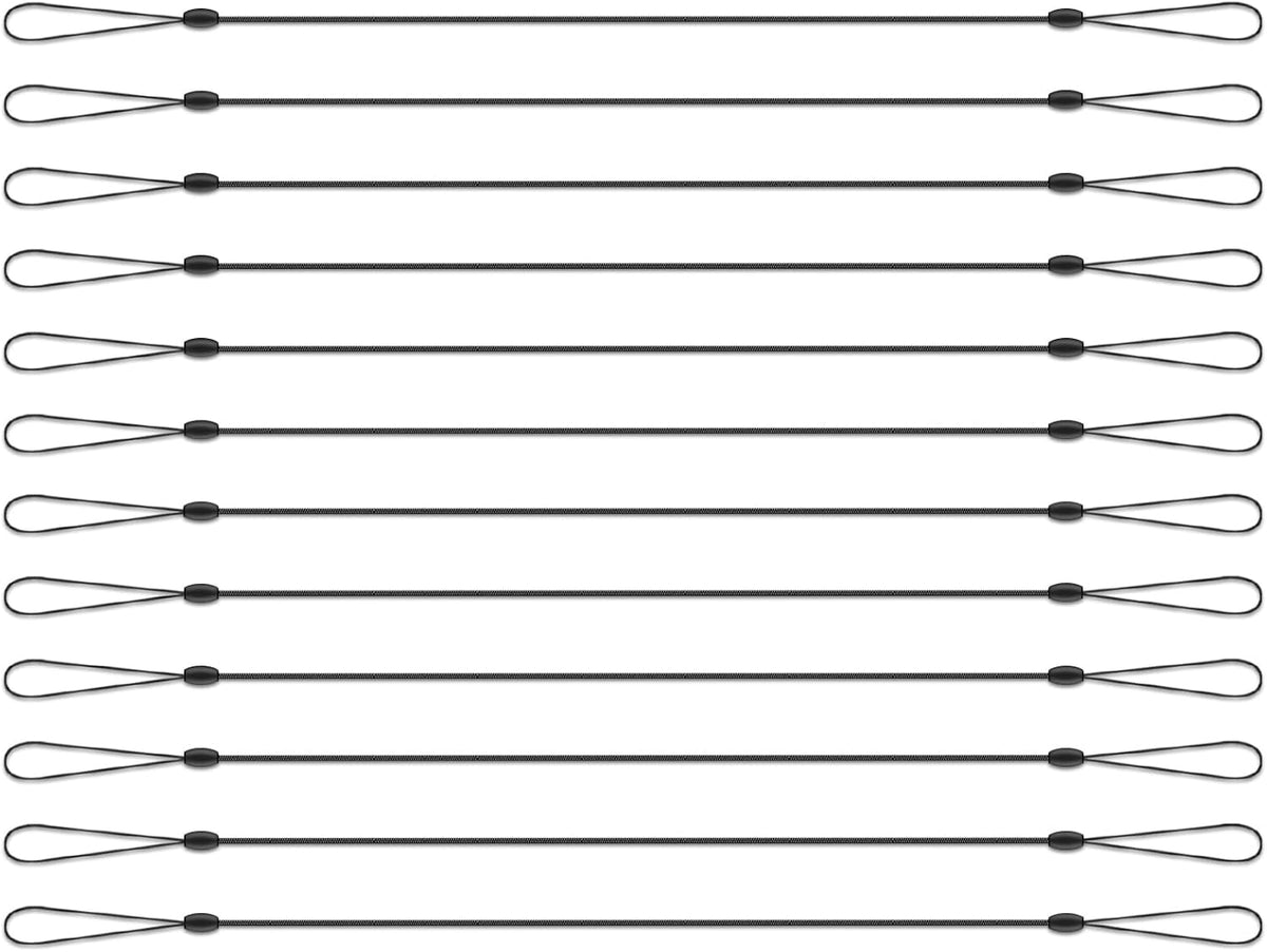 Touch Screen Tablet Stylus Lanyards Tethers 15-30" Long Pen Tether for LCD Writing Tablet Pen Cord for Graphic Tablet Styluses Holding String Drawing Tablet Pen Holder Strap for Office School 12 PCS